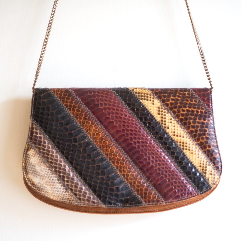 Vintage Snakeskin Purse